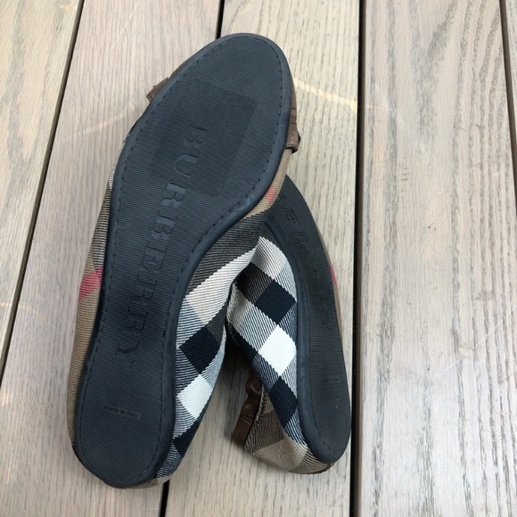 🔥Burberry horsebit house check ballerina flats -A - Picture 7 of 8